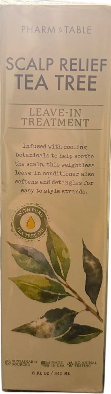 PHARM to TABLE (Scalp Relief Tea Tree Leave- In Treatment) 8fl/ 240ml